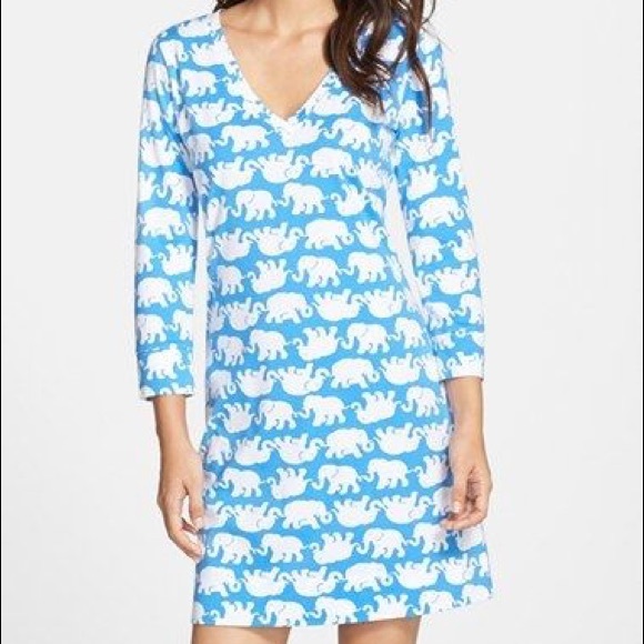 Elephant Print Lilly Pulitzer Dress 